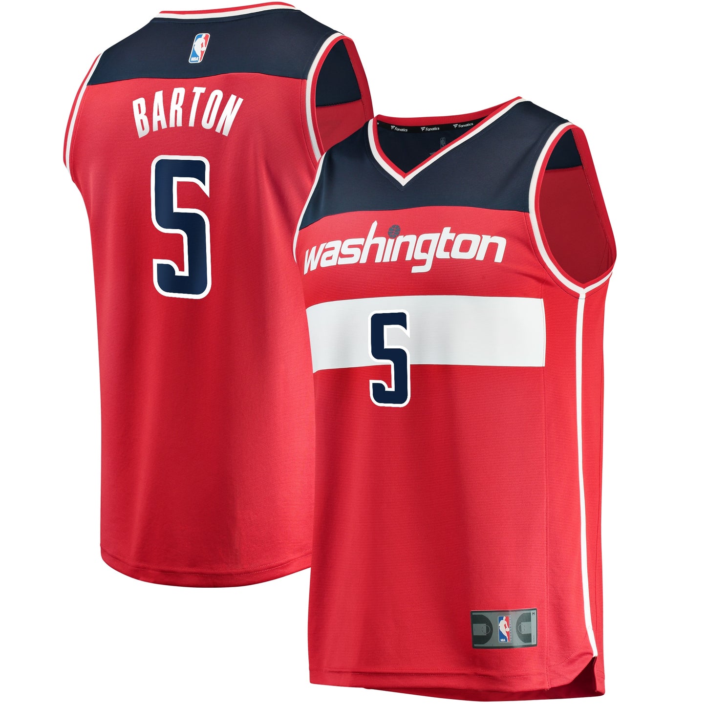 Will Barton Washington Wizards Fanatics Branded Fast Break Replica Jersey - Icon Edition - Red