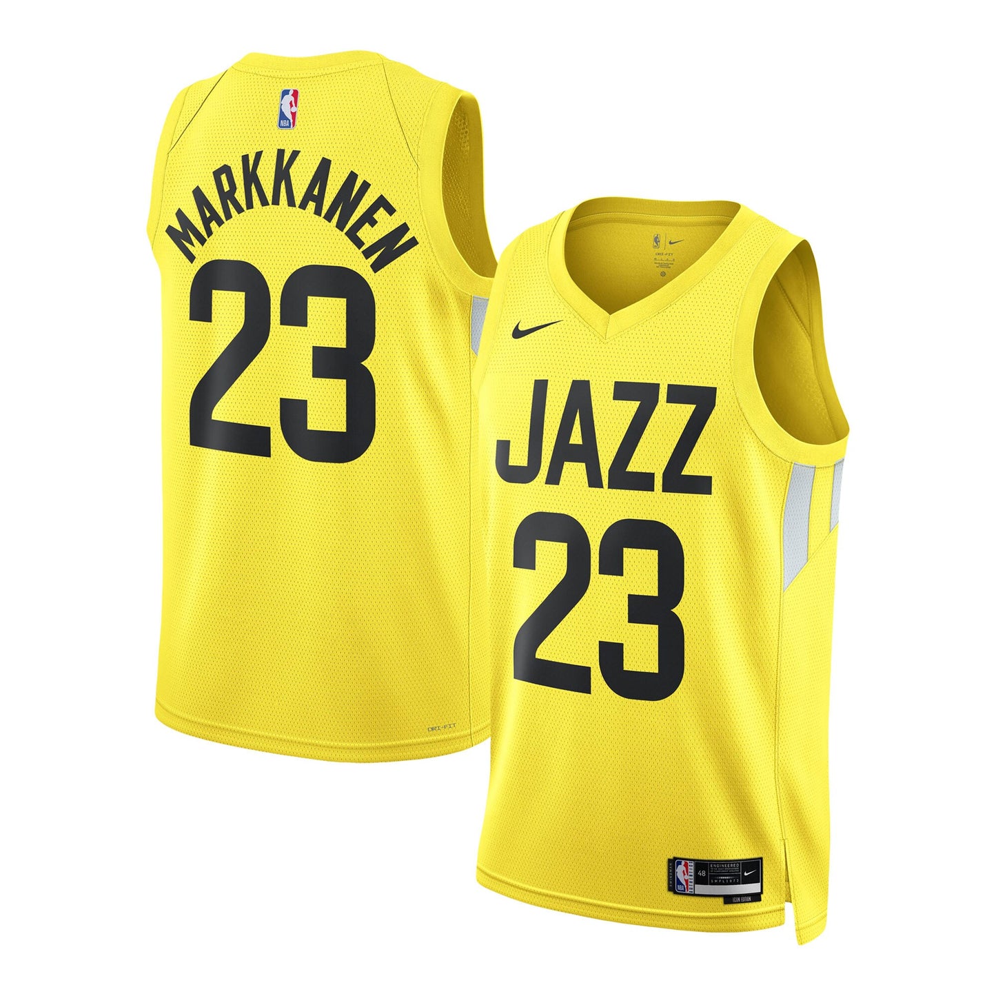 Lauri Markkanen Utah Jazz Nike Unisex Swingman Jersey - Association Edition - Gold