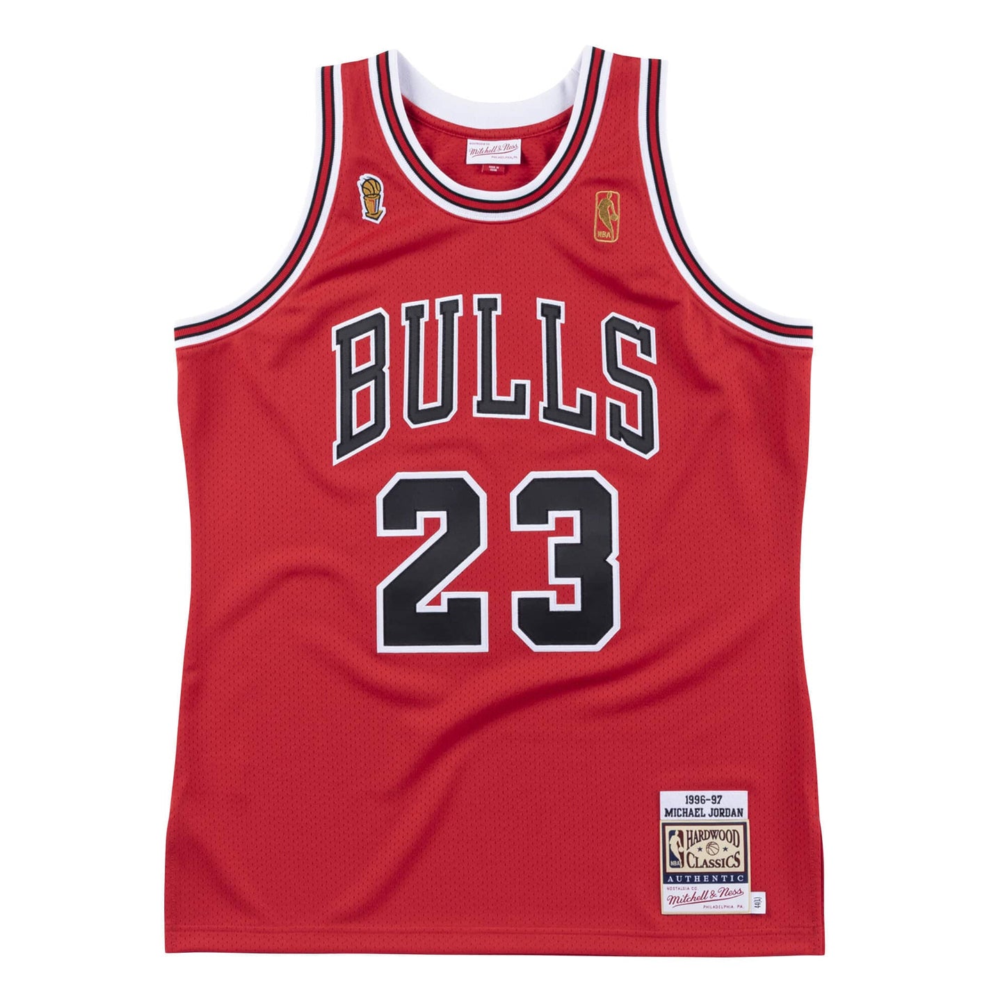 Authentic Jersey Chicago Bulls 1996-97 Michael Jordans