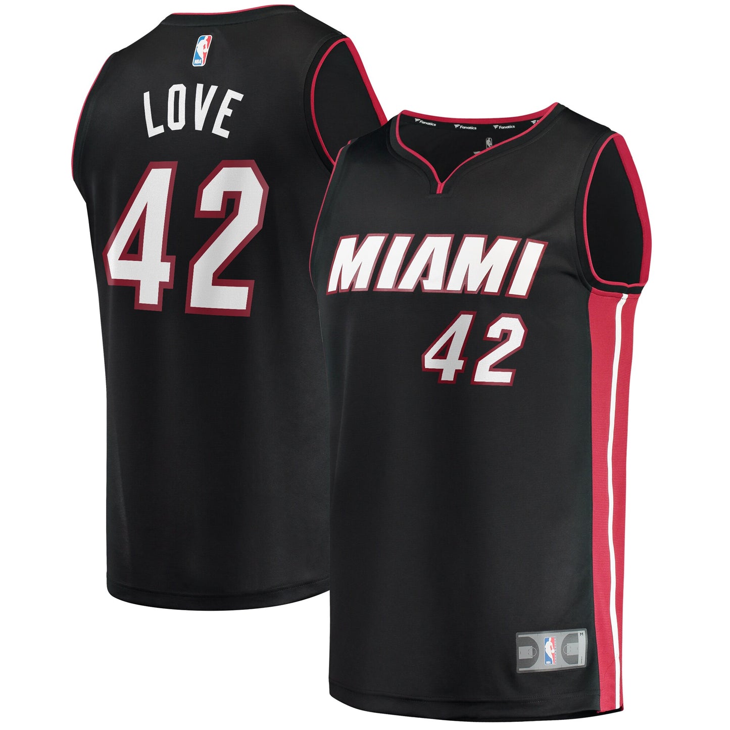 Kevin Love Miami Heat Fanatics Branded Youth Fast Break Player Jersey - Icon Edition - Black