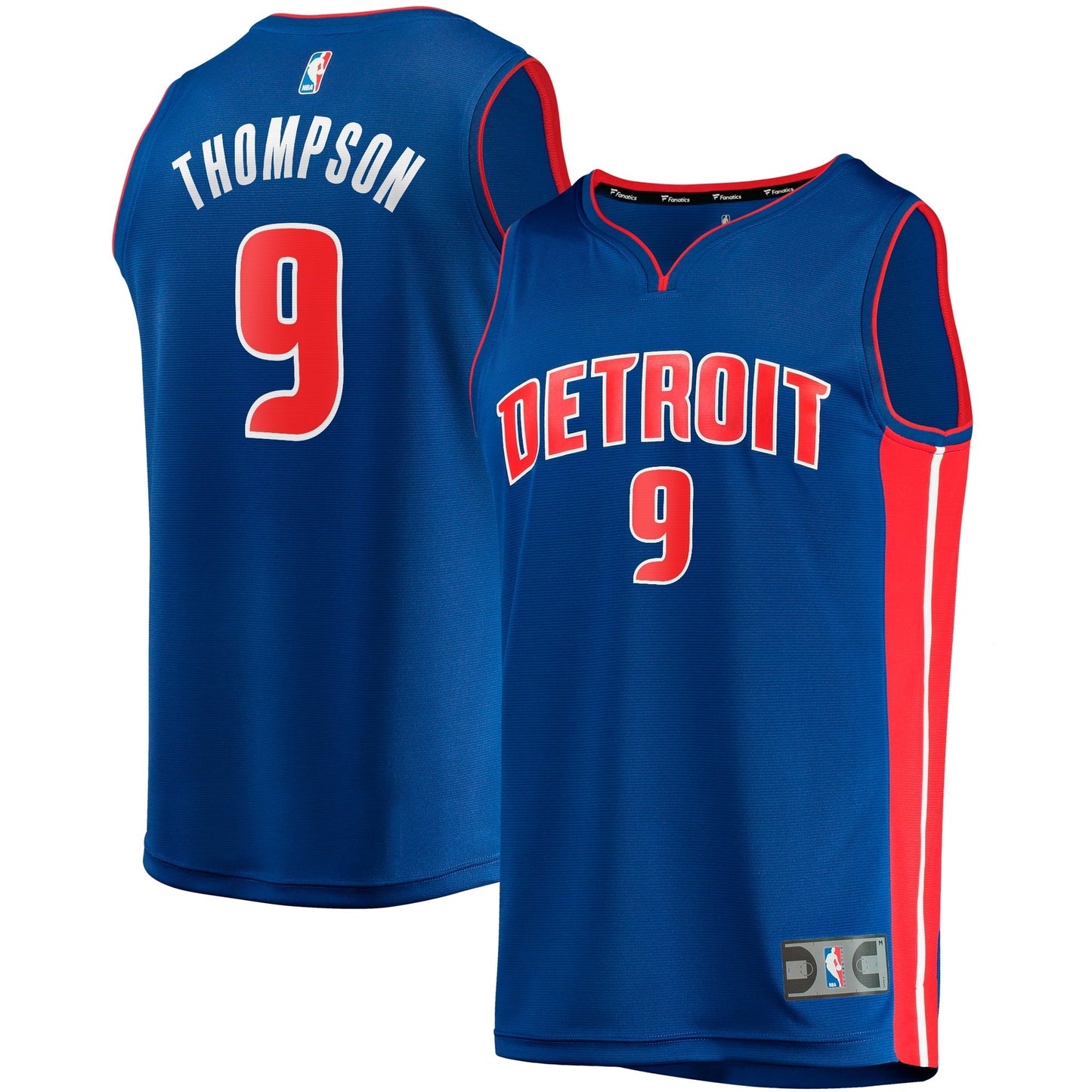 Youth Fanatics Branded Ausar Thompson Royal Detroit Pistons 2023 NBA Draft First Round Pick Fast Break Replica Jersey -