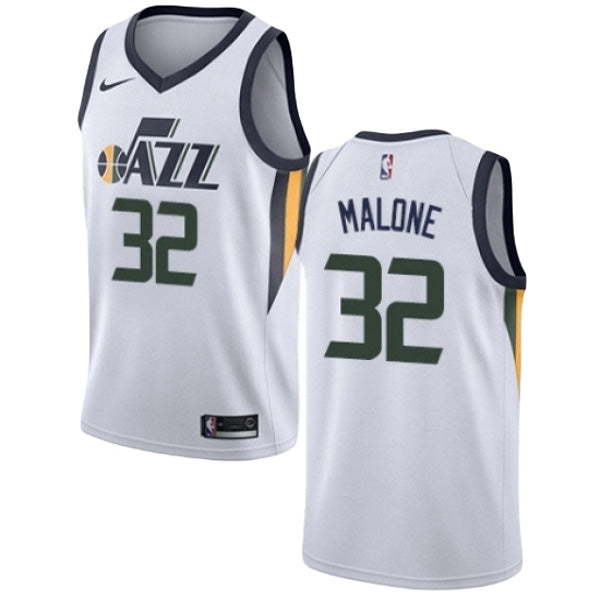 Men's Utah Jazz Karl Malone Association Jersey - White