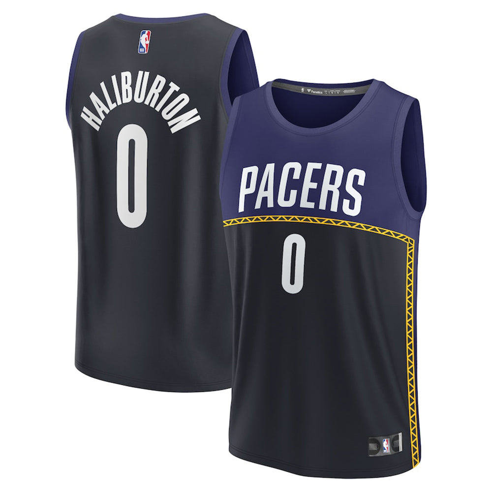 Youth Indiana Pacers Tyrese Haliburton City Edition Jersey - Blue