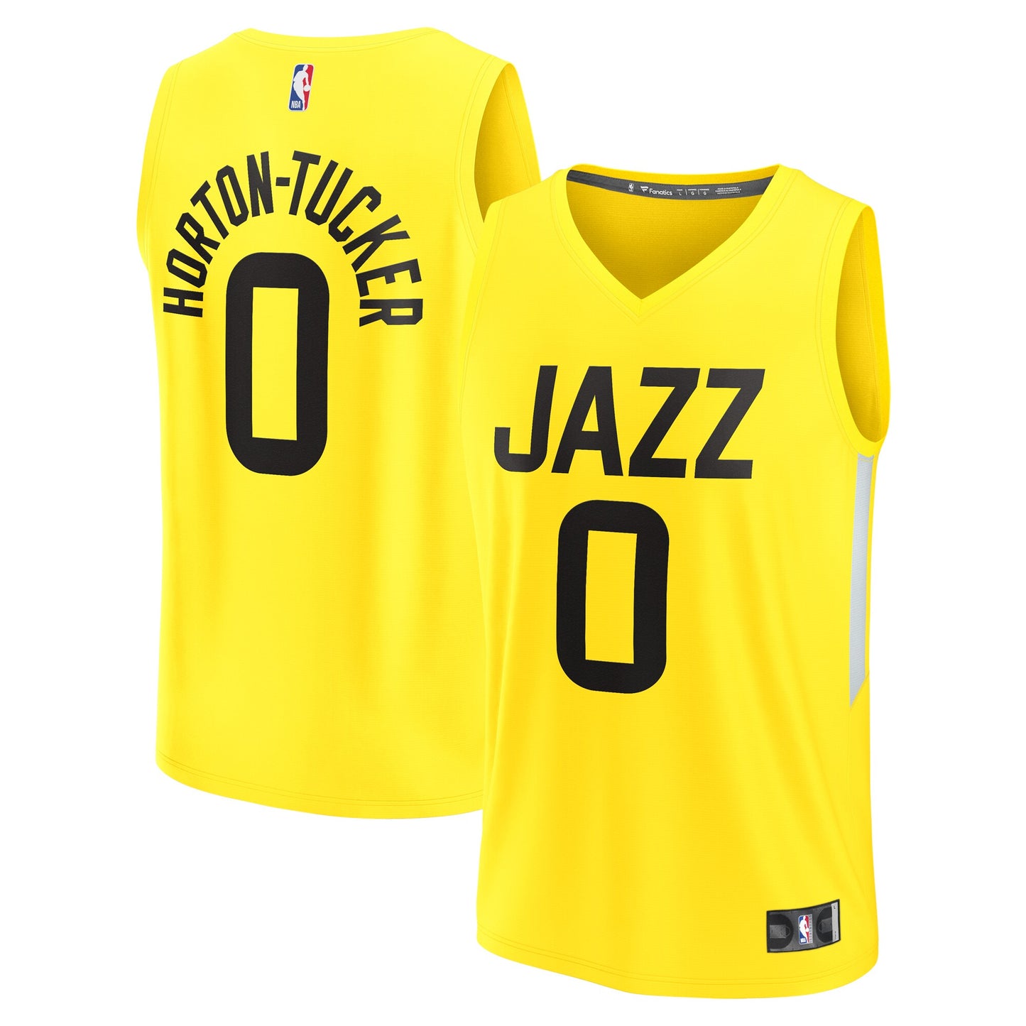 Talen Horton-Tucker Utah Jazz Fanatics Branded Youth Fast Break Player Jersey - Icon Edition - Yellow