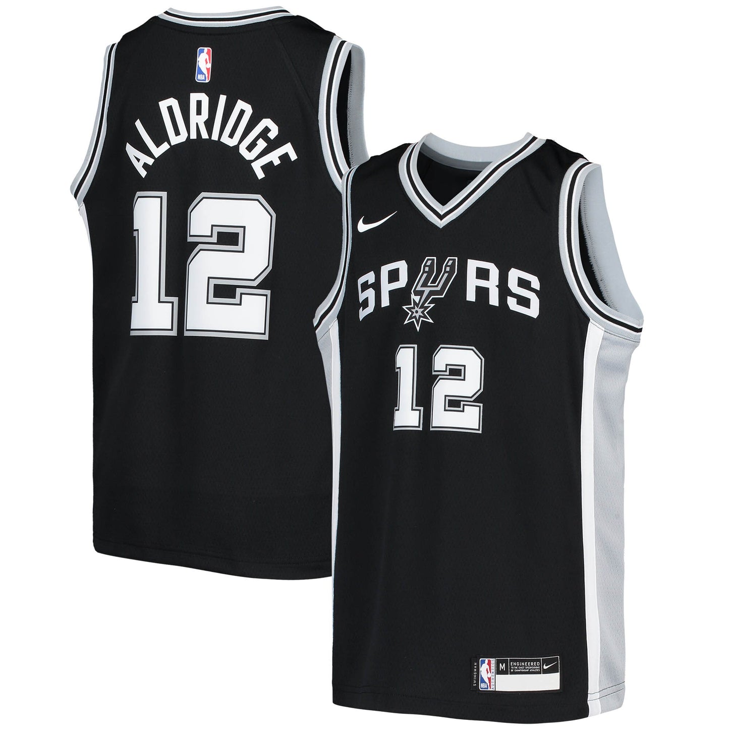 LaMarcus Aldridge San Antonio Spurs Nike Youth 2020/21 Swingman Jersey - Icon Edition - Black
