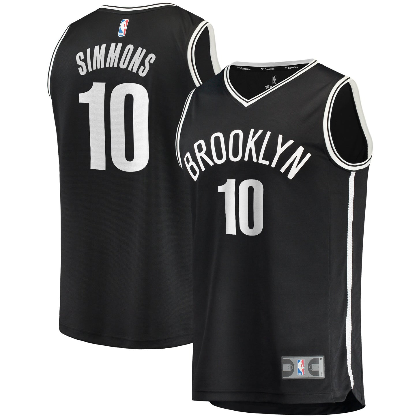Ben Simmons Brooklyn Nets Fanatics Branded Fast Break Replica Player Jersey Black - Icon Edition