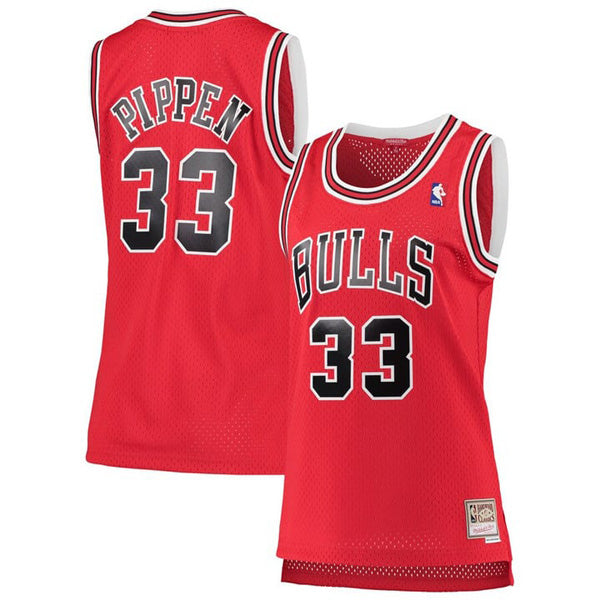 Men's Chicago Bulls Scottie Pippen 1997-98 Hardwood Classics Jersey - Red