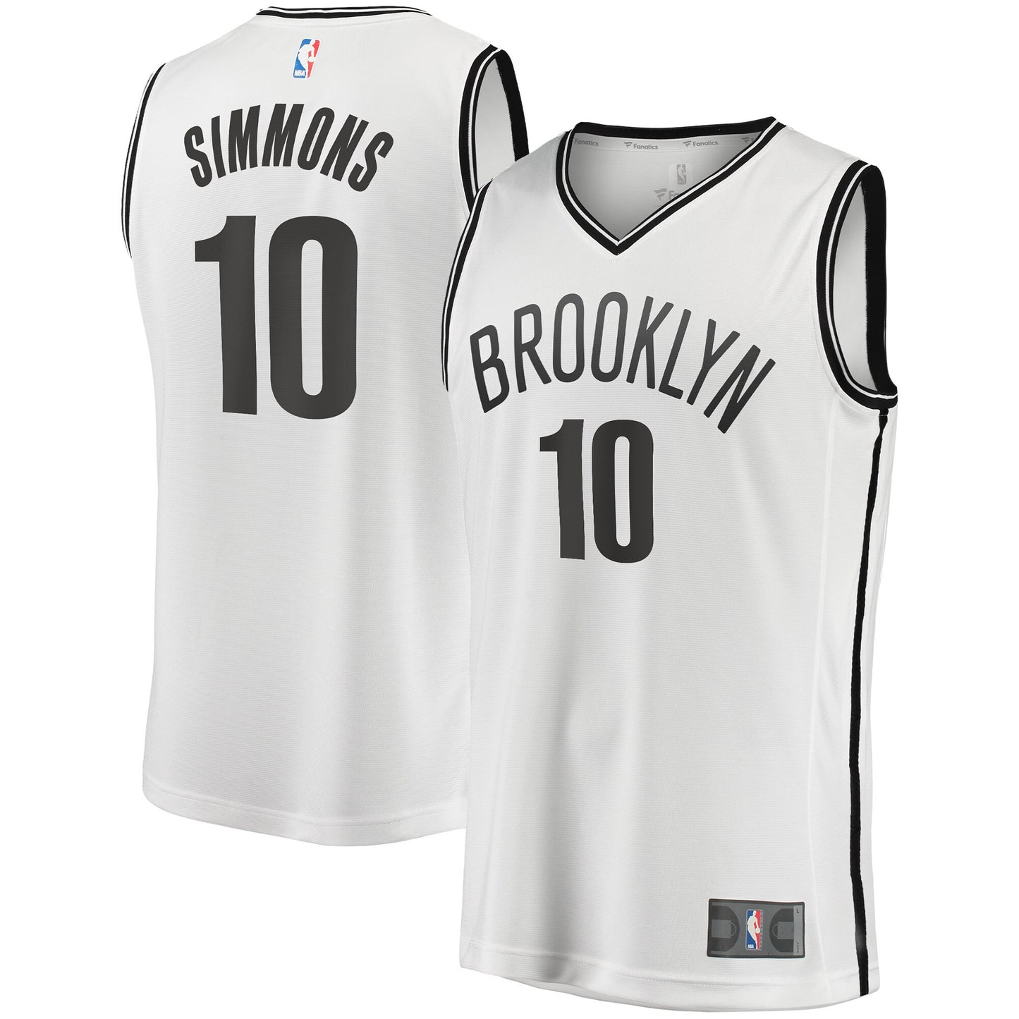 Ben Simmons Brooklyn Nets Fanatics Branded Fast Break Replica Jersey - Association Edition - White