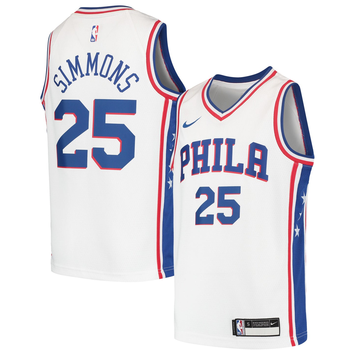 Ben Simmons Philadelphia 76ers Nike Youth Swingman Jersey - White