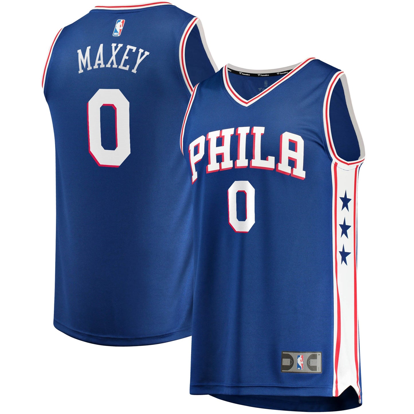 Tyrese Maxey Philadelphia 76ers Fanatics Branded 2020/21 Fast Break Replica Jersey - Icon Edition - Royal