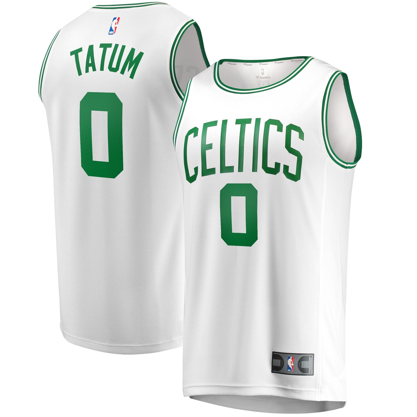 Jayson Tatum Boston Celtics Fanatics Branded Fast Break Replica Away Jersey White - Association Edition