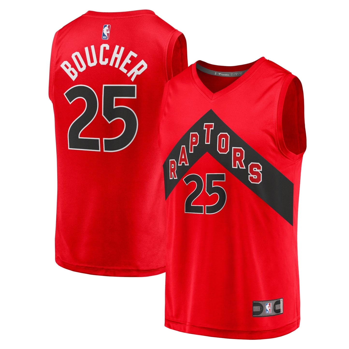 Chris Boucher Toronto Raptors Fanatics Branded 2021/22 Fast Break Replica Jersey - Icon Edition - Red