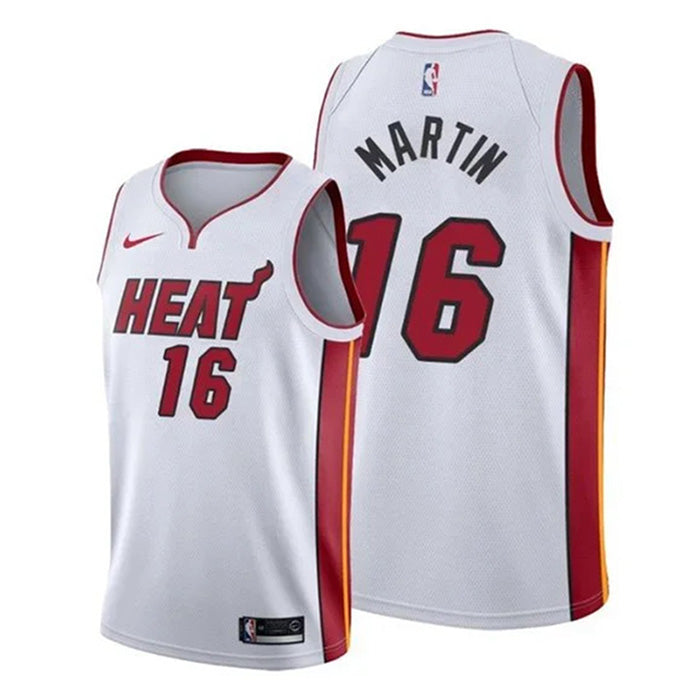 Youth Miami Heat Caleb Martin Association Jersey - White