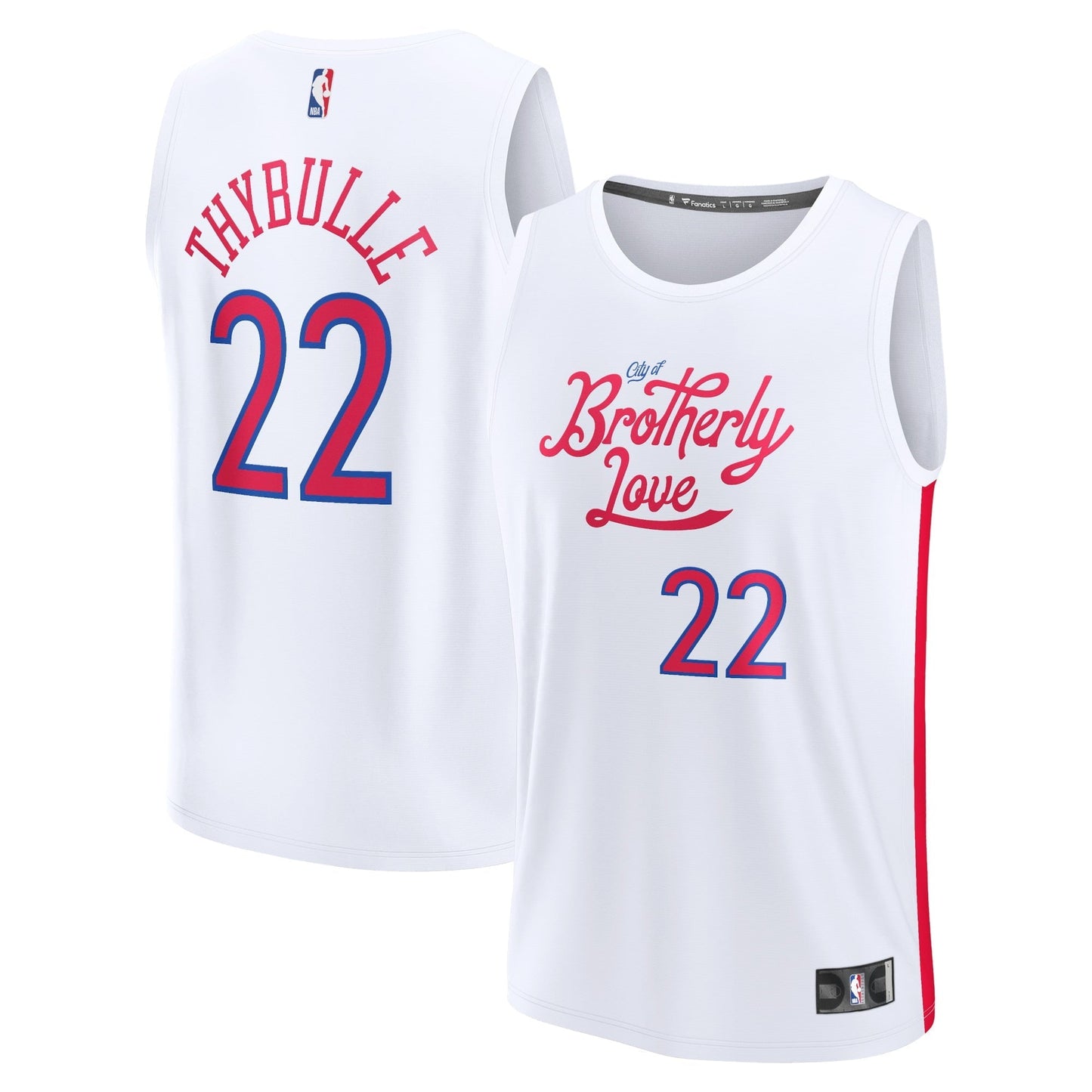 Men's Fanatics Branded Matisse Thybulle White Philadelphia 76ers 2022/23 Fastbreak Jersey - City Edition