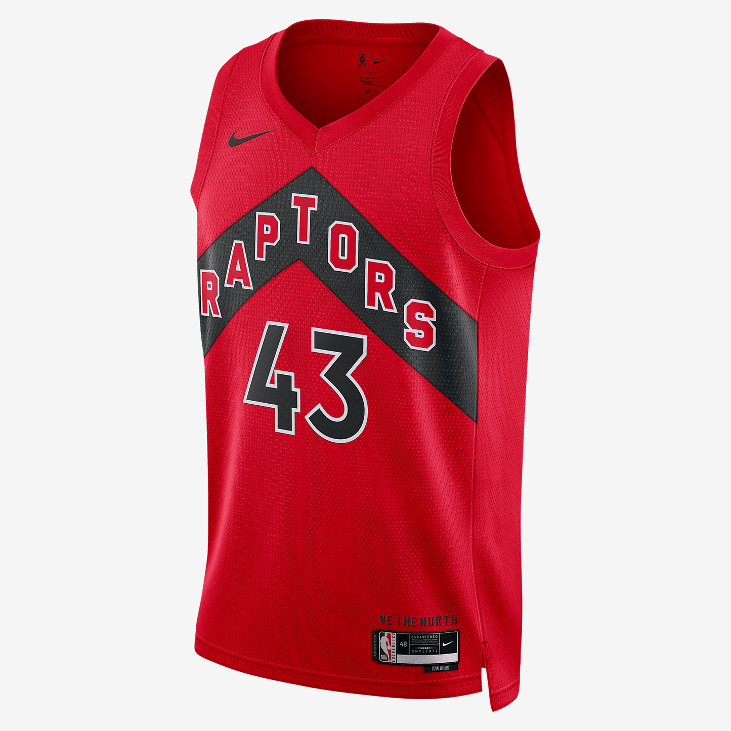 Toronto Raptors Icon Edition 2022/23 Nike Dri-FIT NBA Swingman Jersey - University Red